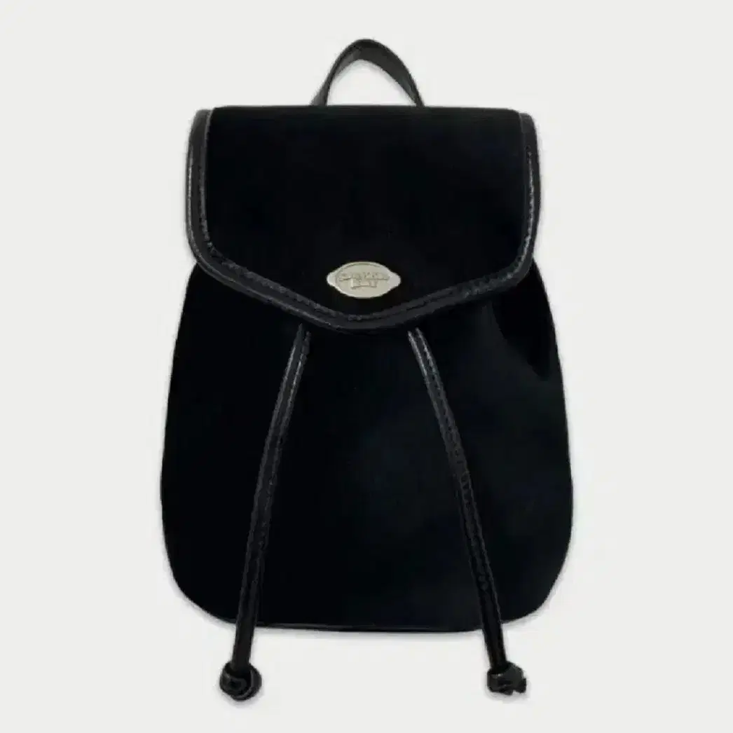 ★SOMEWHERE BUTTER.★ Velvet Mini Fle Backpack Velvet Black Somewhere Butter Velvet Mini Backpack Velvet mini fle