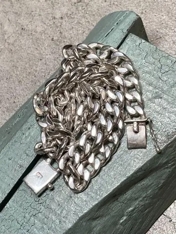 [D] Silver925 / 89g / 48.5cm 키헤이 체인 목걸이
