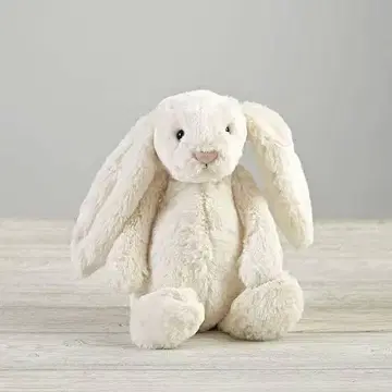 Jellycat 화이트 토끼 봉제 인형