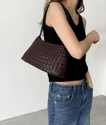 CANAL JEAN diggity 메쉬 숄더백 브라운