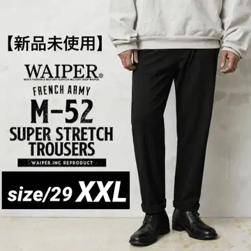WAIPER.inc M-52 트라우저 슈퍼 스트레치 프랑스 군 블랙