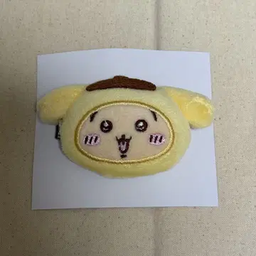 치이카와 산리오 시크릿 헤어 클립 폼폼푸딩 토끼