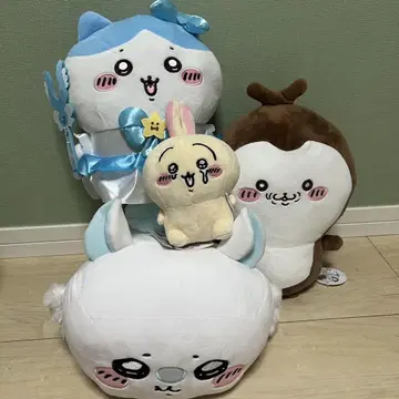 치이카와 모몽가 치이카부 하치와레 토끼 봉제 인형 세트