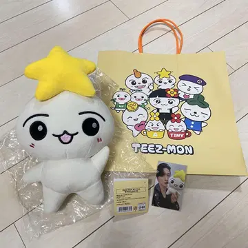 ATEEZ 성화 윙클몬 봉제 인형 트레이딩 카드 포함 새상품급 티즈몬