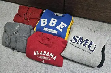 트레이닝복, 맨투맨, 후드티, 묶음 판매, 구제 의류 5장