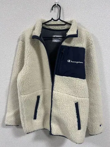 Champion 보아 자켓 화이트