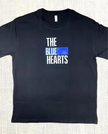 미착용 THE BLUE HEARTS T셔츠 블랙 면100% XL 사이즈