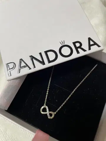 Pandora 실버 무한대 목걸이
