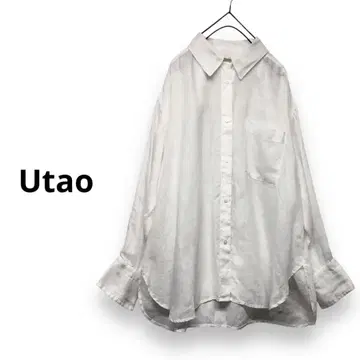 UTAO 우타오 린넨 블라우스 와이드 블라우스