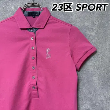 23구 SPORT 23KU 반팔 골프 의류 여성용 피케 셔츠