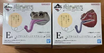 파충류 & 양서류 제일복권 E상 파충류 헤드 마그넷 2점