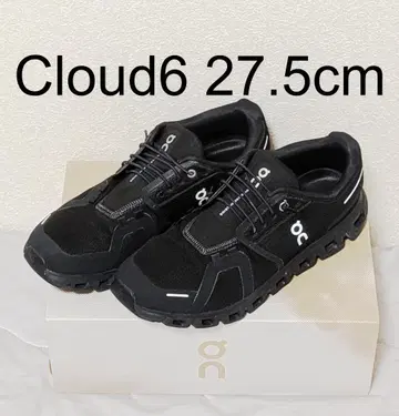 On Cloud 6 블랙/블랙 27.5cm
