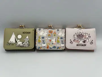 무민 3단 폴더형 지갑 3개 세트