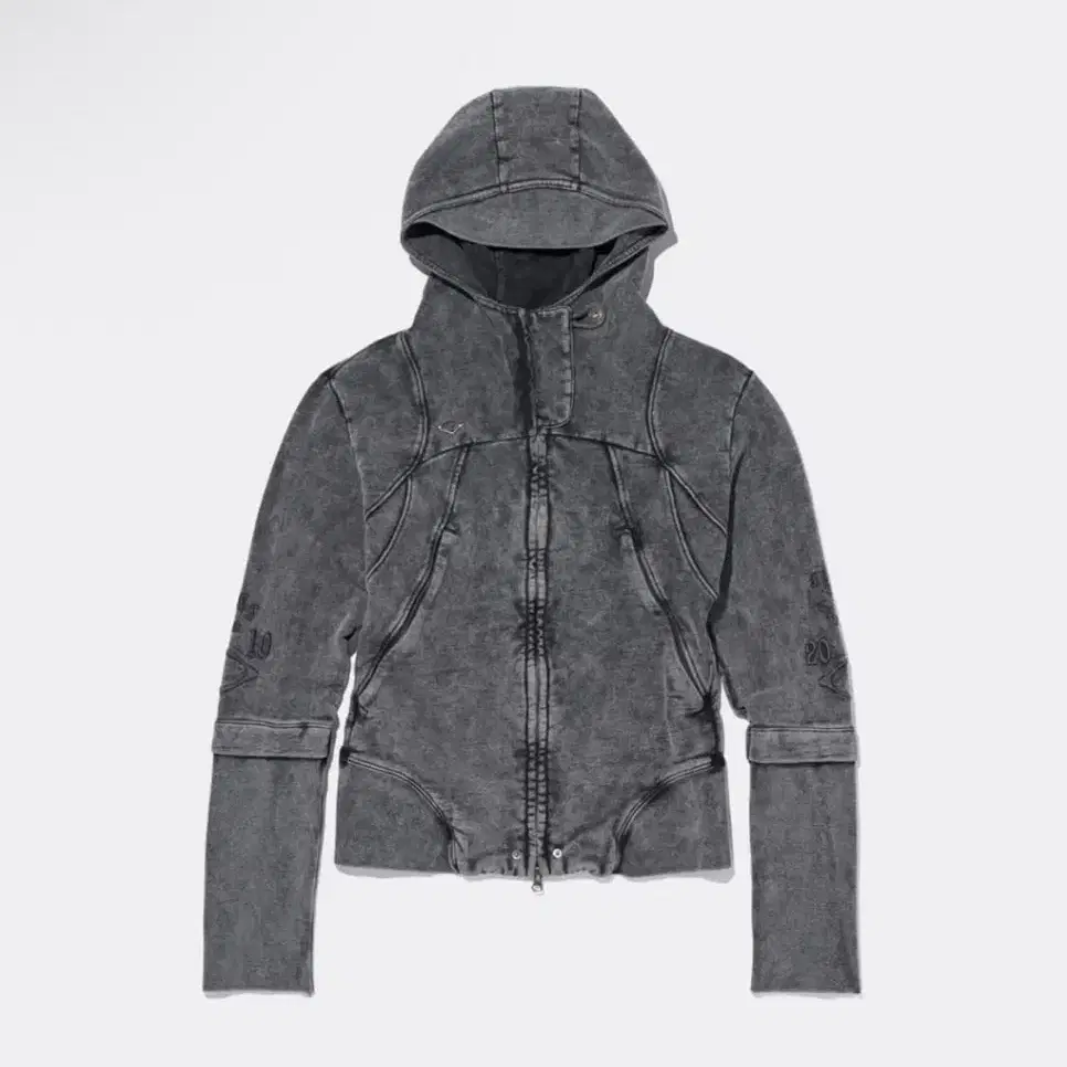 MSCHF HOODED WAFFLE ZIP-UP ネイビー MSCHF HOODED WAFFLE ZIP-UP ネイビー MSCHF Hooded Waffle Zip