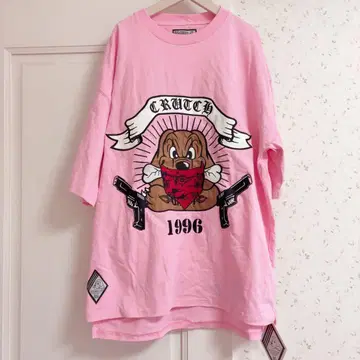 갈피 GALFY 티셔츠 핑크