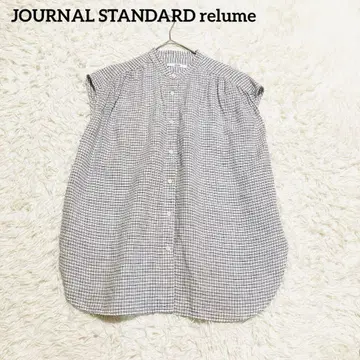 저널 스탠다드 레 프렌치 린넨 모노톤 블라우스 넉넉한 핏