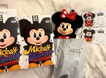 POPMART Mickey 봉제 인형 키체인 미키