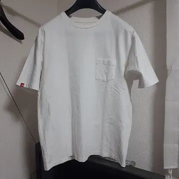 THE NORTH FACE 포켓 티셔츠 화이트 NT31804R