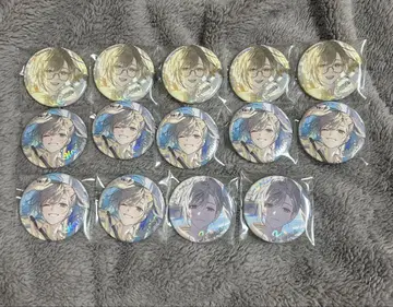 니지산지 ChroNoiR Blue Memories 오로라 캔뱃지 카나