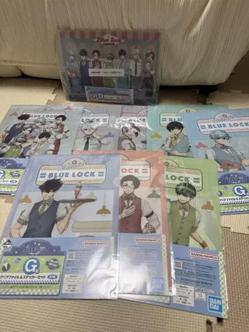 블루 록 제일복권 dayoff D상 아크릴 보드 G상 클리어 파일