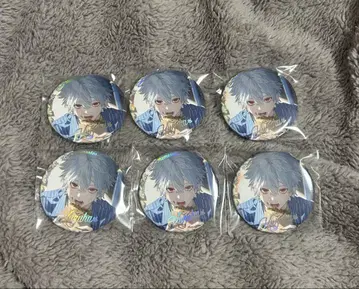 니지산지 ChroNoiR Blue Memories 오로라 캔뱃지 쿠츠하