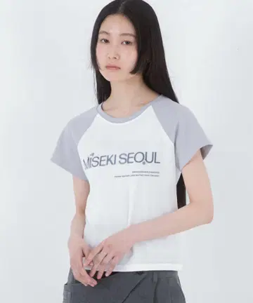 MISEKI SEOUL Raglan logo short sleeves