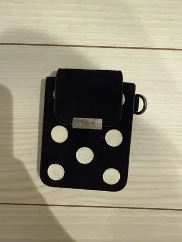 카드 케이스 블랙 도트 한국