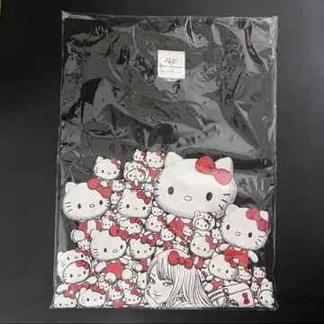 이토 준지 산리오 러기드 T셔츠 갸루 토미에 x 헬로키티 XL 사이즈