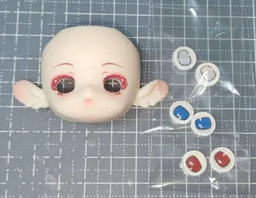 안티유 복숭아 가지 antu 페이스 부품 카보숑 아이 커스텀 세트