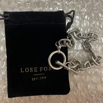 LOSEFORD 루즈포드 팔찌 체인 실버 남성용