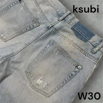 Ksubi 크러쉬 데님 데미지 가공 30인치