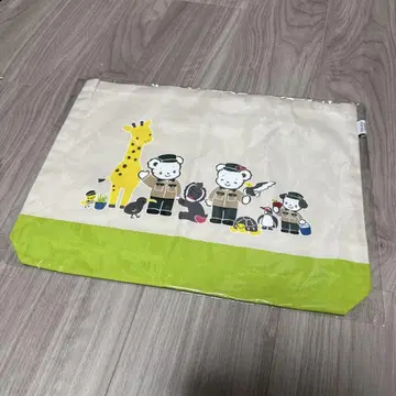 미사용 새상품 파미리아 텐노지 동물원 콜라보 레슨 백