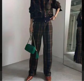 ameri CHEERFUL CHECK PANTS