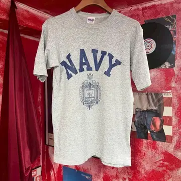 mysp Navy 티셔츠 S 사이즈 그레이