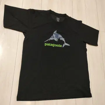 patagonia 블랙 속건성 T셔츠 파타고니아 XL 남성용