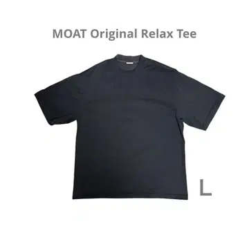 MOAT 오리지널 릴랙스 티셔츠 블랙 L