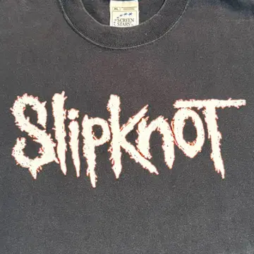 당시의 물건 00s SLIPKNOT 밴드 티셔츠 XL 슬립낫 메탈