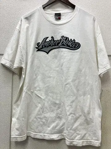 Anchor Blue ped 화이트 T셔츠