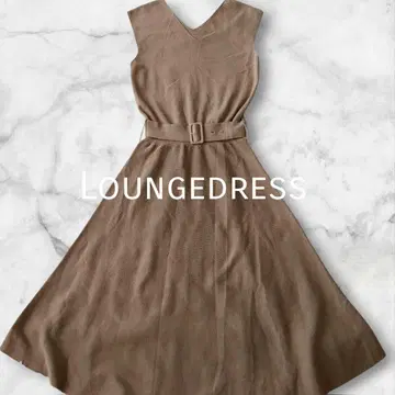 새상품급 Loungedress 라운지드레스 골지 프렌치 원피스 벨트 포함