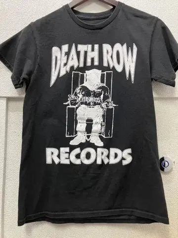 DEATH ROW RECORDS 블랙 티셔츠 S 사이즈