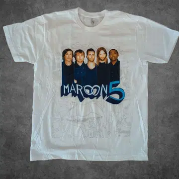 [ 새상품/USA 제작 ] Maroon 5 투어 T 2013 양면 프린트