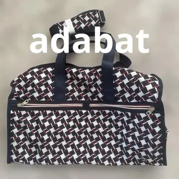 adabat 아다바트 골프 백 보스턴 백 기하학 패턴 대용량