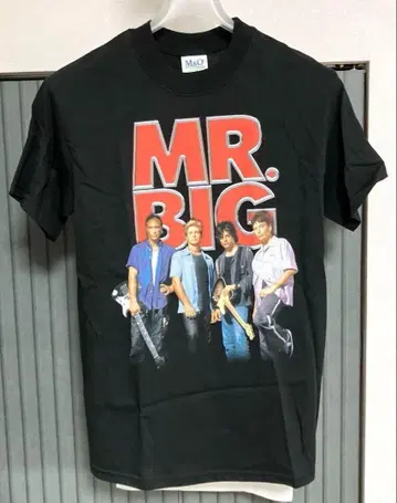 [미사용 데드스탁] MR. BIG 투어 티셔츠 2002년 S 사이즈