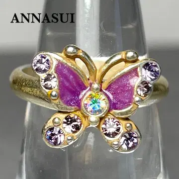 ANNASUI 안나수이 반지 버터플라이 나비 모티브 스톤