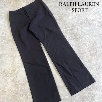 RALPH LAUREN SPORT 일본제 울 미세 플레어 팬츠 슬랙스