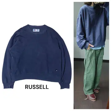 RUSSELL 러셀 애슬레틱 빈티지 맨투맨 트레이닝복 USA