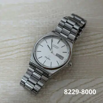 [ 작동품 ] 세이코 실버 웨이브 8229-8000 배터리 교체 완료