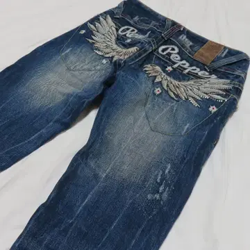 레드페퍼 플레어 청바지 여성용 25 허리 약 68cm