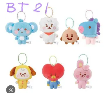 BT21 Fuwa Fuwa 마스코트 7체 세트