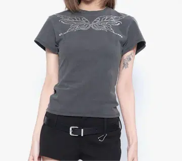 theredthread S motif T-shirt black